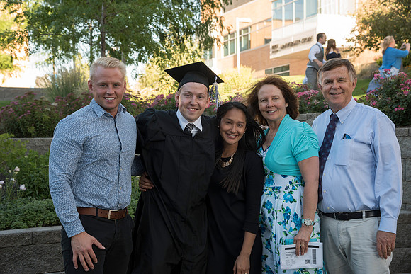 Students of Brigham Young University-Idaho at graduation of the Spring 2016 semester. Photo by Ryan Chase.