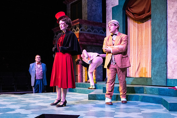 Dress rehearsal for Theater production, Comedy of Errors.