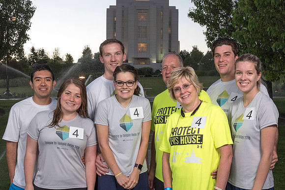 2016 Temple to Temple relay from Rexburg Temple to Idaho Falls Temple.