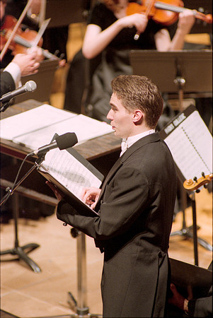 1999 Sacred Music Performance in the Snow Barrus Concert Hall. Commissioned composition by Merrill Jenson. Featuring Ricks College Symphony Orchestra, Collegiate Singers, and Concert Chorale with LDS