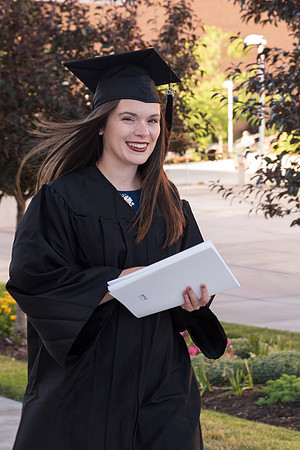 Students of Brigham Young University-Idaho at graduation of the Spring 2016 semester. Photo by Ryan Chase.