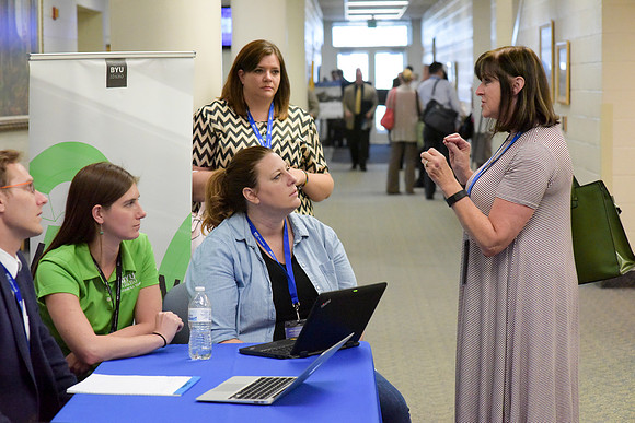 Online Instructors gather for a conference at BYU-Idaho. Photos by Photo Services