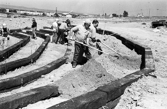 Construction of the Arboretum.
