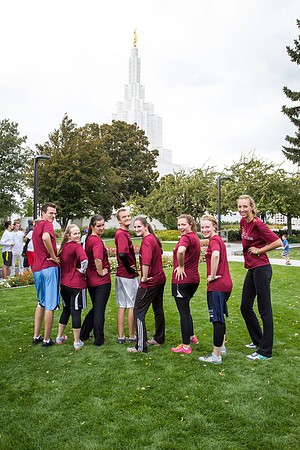More than 600 participants ran in a 37 mile relay race, beginning at the Rexburg Temple and ending in Idaho Falls.