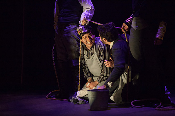 Peter and the Starcatcher is a wildly theatrical, hilarious and innovative retelling of how a miserable orphan came to be "The Boy Who Never Grew Up." Thirteen-year-old Molly Aster, a Starcatcher appr
