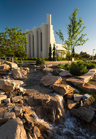 A beautiful day on the BYU-idaho campus.