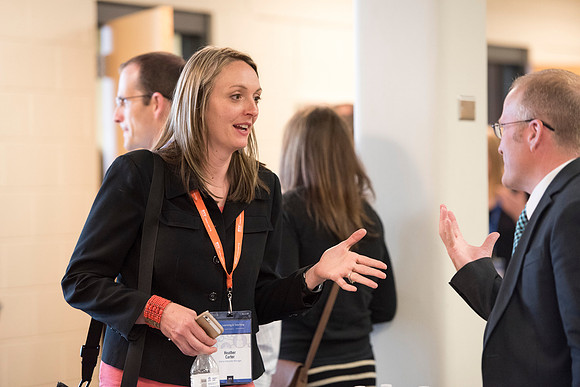 Faculty participate in breakout sessions as part of the Online Learning & Teaching Conference.