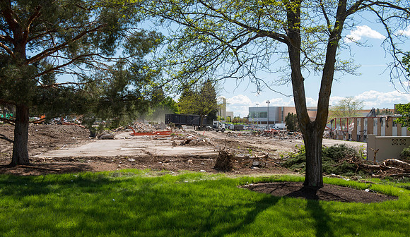 History coming down to make room for more parking.