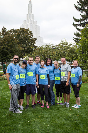 More than 600 participants ran in a 37 mile relay race, beginning at the Rexburg Temple and ending in Idaho Falls.