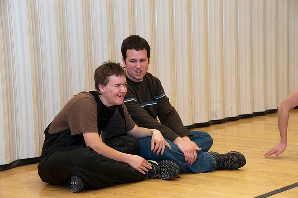 Adaptive Physical Education instructor Bob Christensen