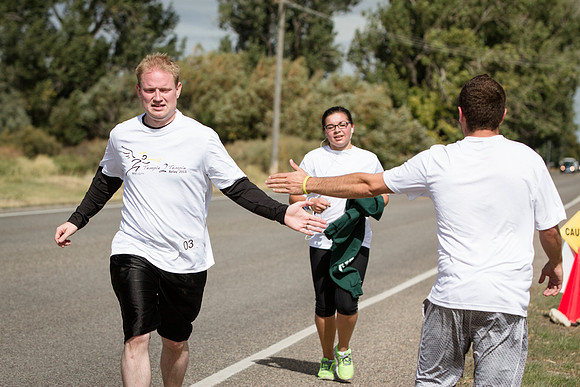 More than 600 participants ran in a 37 mile relay race, beginning at the Rexburg Temple and ending in Idaho Falls.