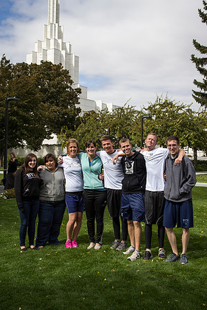 More than 600 participants ran in a 37 mile relay race, beginning at the Rexburg Temple and ending in Idaho Falls.