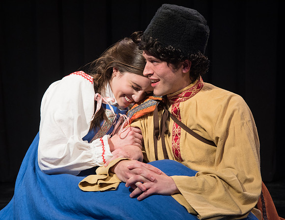 Students in the drama performance "A Winter's Tale"