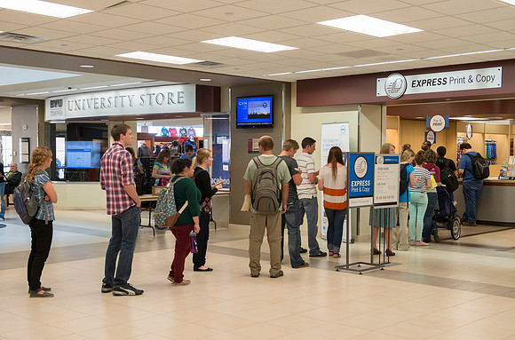 Express Print &amp; Copy in the Manwaring Center.