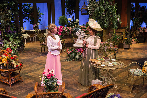 The cast of Brigham Young University-Idaho's production of "The Importance of Being Earnest" pose scenes and moments from the performance.