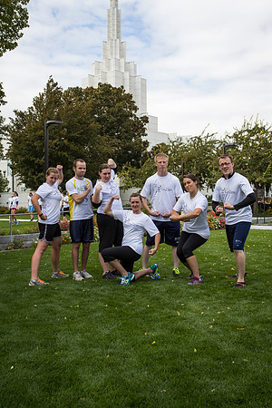 More than 600 participants ran in a 37 mile relay race, beginning at the Rexburg Temple and ending in Idaho Falls.