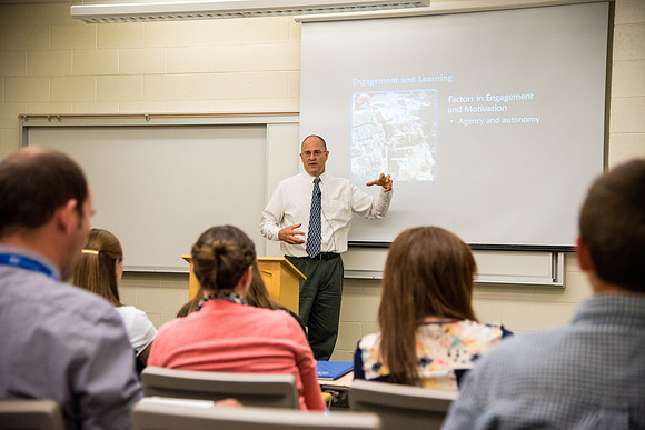 Online Instructors come to BYU-Idaho campus for further learning to enhance teaching skills.