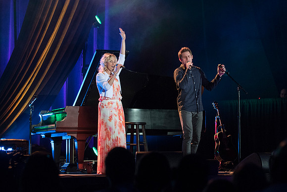 Nik Day, along with Hilary Weeks, perform at BYU-Idaho as part of Center Stage.