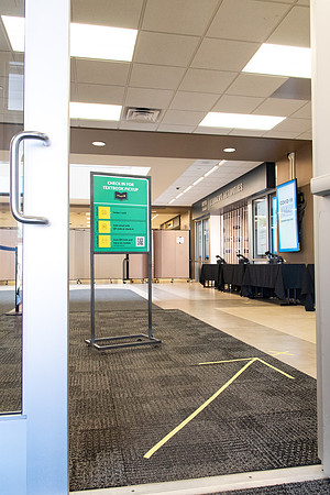 System to pick up books for Spring 2020 Semester. This is the only portion of the book store open during the Covid-19 pandemic.