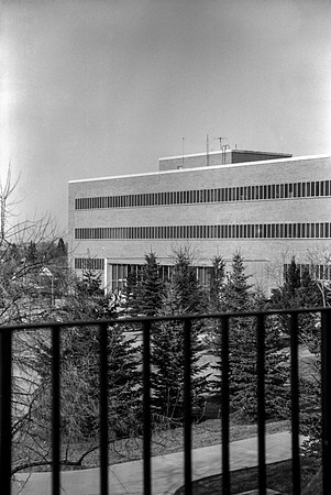 A view of the Joseph Fielding Smith Building on Campus