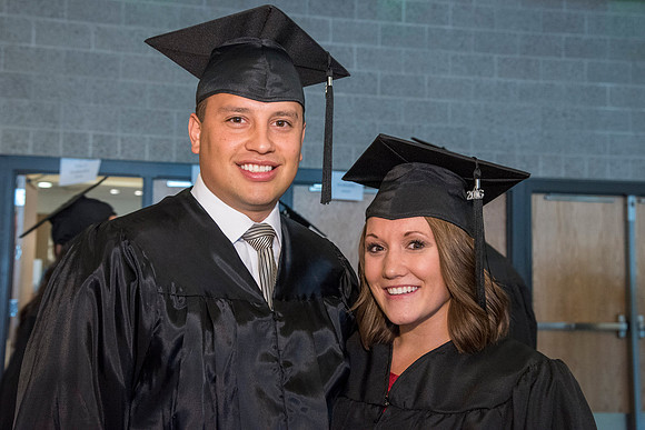 Students of Brigham Young University-Idaho prior to convocation of the Spring 2016 semester. Photo by Ryan Chase.