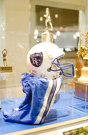 Put in before the end of Fall 2013 Semester, trophy cases in Legacy Hall highlight Ricks College Athletic program and Spirit of Ricks.