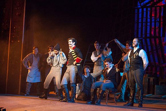 Peter and the Starcatcher is a wildly theatrical, hilarious and innovative retelling of how a miserable orphan came to be "The Boy Who Never Grew Up." Thirteen-year-old Molly Aster, a Starcatcher appr