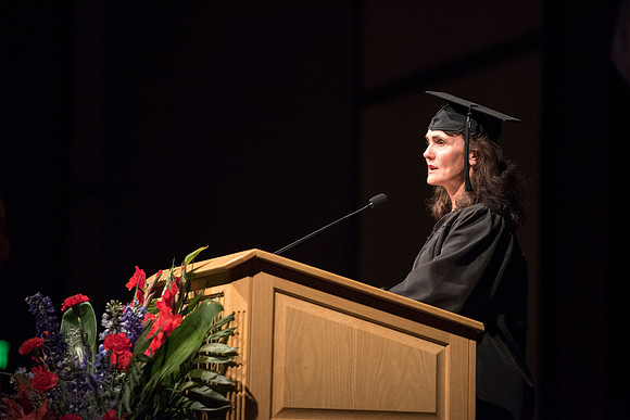 Students of Brigham Young University-Idaho at graduation of the Spring 2016 semester. Photo by Ryan Chase.