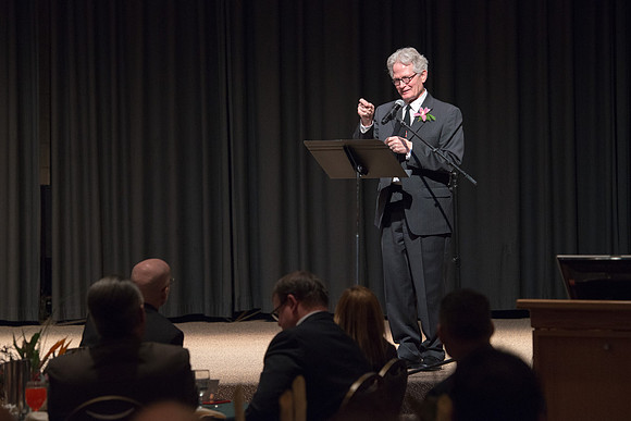 An "Evening Of Honors" recognizing Rodger Sorensen with the Eliza R. Snow Award for his contribution to the Arts. Rodger has taught and directed Theater for 42 years, first at the college of Eastern U