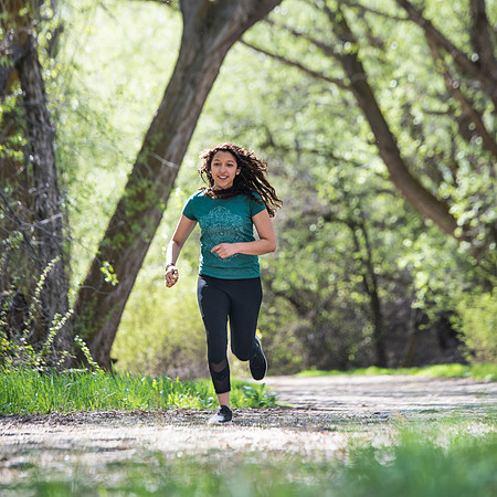 As a student and avid runner here in Rexburg Idaho, Krystal has many options for places to run, including through farm fields and city parks, like Eagle Park.