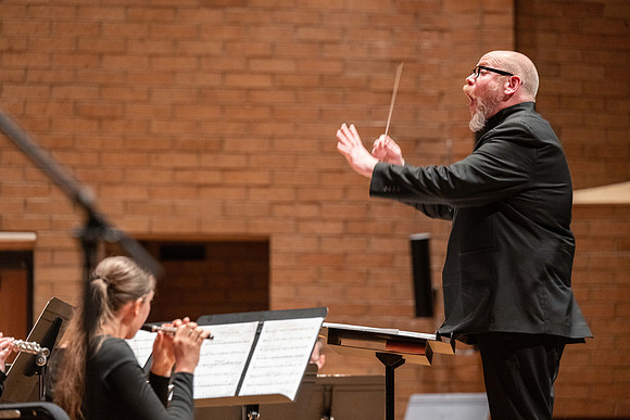 A retirement concert and reception for Diane Soelberg the director of the Symphony Band.
