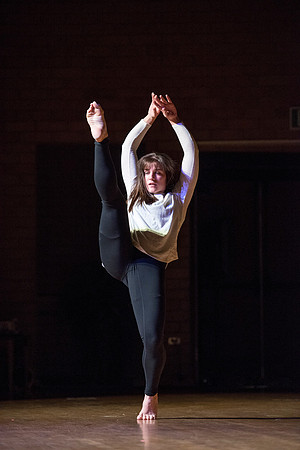 Graduate Teisha Handy, of the College of Performing and Visual Arts, perform at Convocation. Photo by Ryan Chase