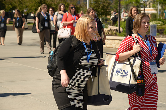 Online Instructors gather for a conference at BYU-Idaho. Photos by Photo Services