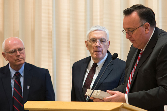 The Emeritus Breakfast and 50 Year Reunion was held where LaMar Barrus Received the Alumni Award of Excellence.