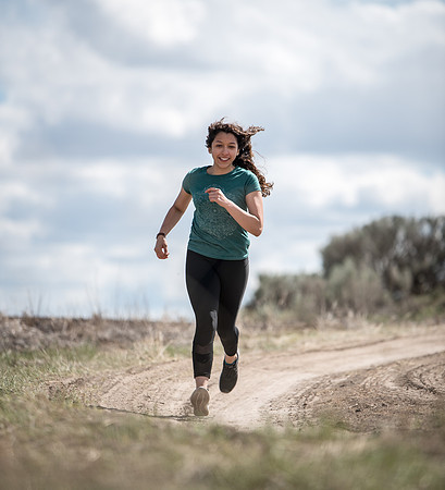 Krystal Diaz running for recreation - May 2019