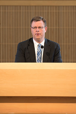 President Gilbert announced Jeff Morrin as the new University Resources Vice President. He will replace Charles Andersen, the previous Vice President.