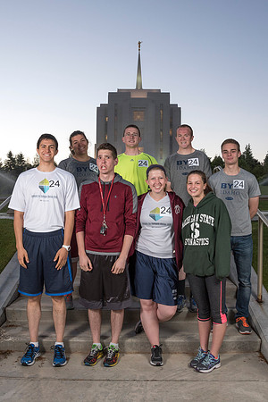 2016 Temple to Temple relay from Rexburg Temple to Idaho Falls Temple.