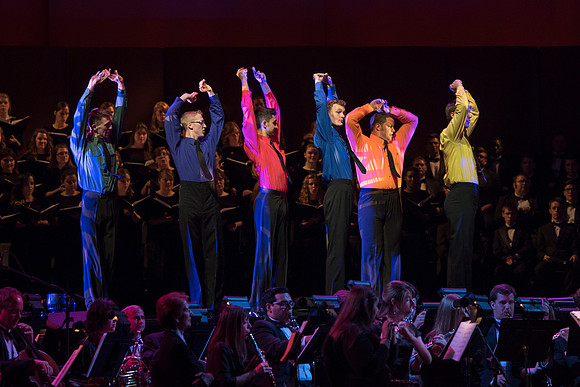 BYU-Idaho Center Stage had their annual Patriots and Pioneers concert July 9 with George Dyer as their soloist.