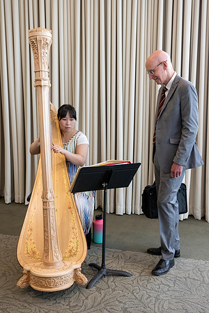 A reception for President Henry J Eyring and his wife Kelly to express their gratitude to employees of BYU-Idaho.