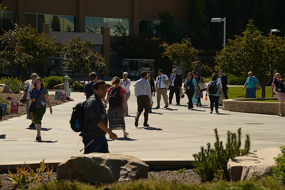 Online Instructors gather for a conference at BYU-Idaho. Photos by Photo Services