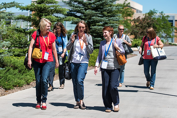 Online Instructors come to BYU-Idaho campus for further learning to enhance teaching skills.