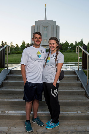 2016 Temple to Temple relay from Rexburg Temple to Idaho Falls Temple.