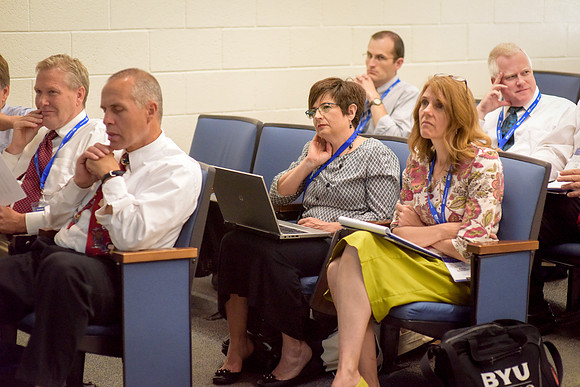 Online Instructors gather for a conference at BYU-Idaho. Photos by Photo Services