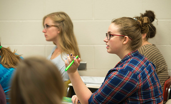 English instructor Eric d'Evegnee teaches Fundamentals of Literary Interpretation.