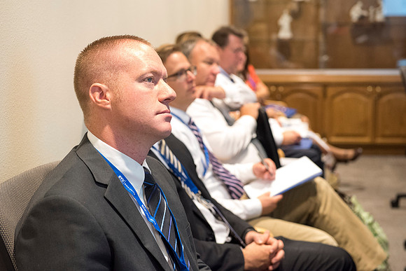 Faculty participate in breakout sessions as part of the Online Learning & Teaching Conference.