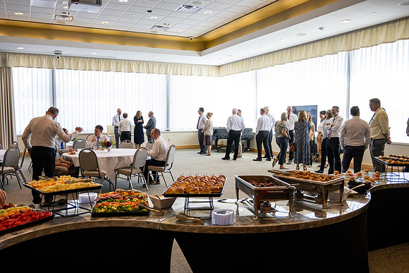 A reception for President Henry J Eyring and his wife Kelly to express their gratitude to employees of BYU-Idaho.