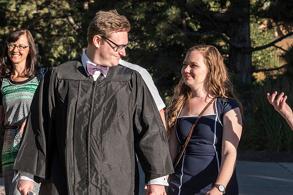 Students of Brigham Young University-Idaho at graduation of the Spring 2016 semester. Photo by Ryan Chase.