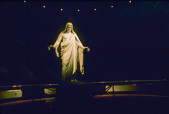 Cristus Statue found in the Visitors Center on Temple Square.