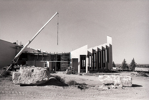 Early Construction begins on the new Religion Building, later named the Taylor Building.