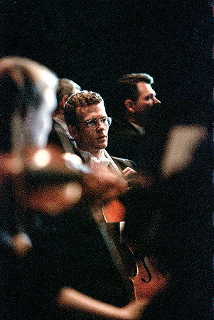 Orchestra member performing Imanuel in the Tabernacle